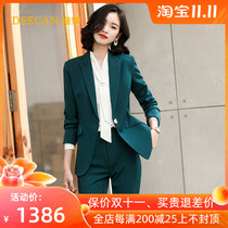 High-end big-name professional suit female 2021 autumn and winter New Korean fashion temperament thin President work suit