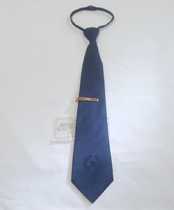 Retired inventory 01 Wu Tie Lavalier Mens formal tie Security Tie Old Navy Blue Tie