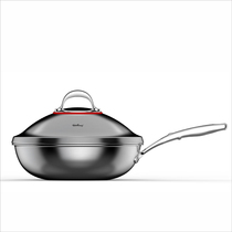 Frying pan non-stick pan 18 10 stainless steel less oil smoke multifunction Home 30 Saute Pan induction cookpot Gas applicable
