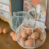 New foreign trade groceries-Japanese minimalist basket creative egg basket woven basket baking paint plant storage basket