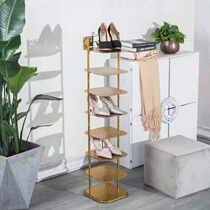 Shoe rack iron multi-layer ins Net red home mini multi-function living room dust shoe cabinet simple household economy