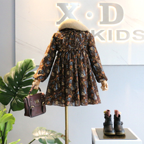 Do not return do not change the winter live clearance a 2018 winter New Product girl retro tone fungus stand collar waist snow