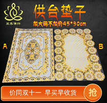 For tables tables mats Thai Buddha cards fireproof mats Buddha tables tablecloths moisture-proof easy-to-clean splicable soft glue