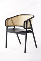 New Chinese style solid wood Kato dining chair backrest leisure chair modern simple home computer desk chair light luxury single chair