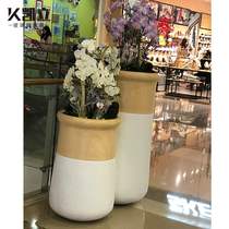 New shopping mall FRP floor-to-ceiling beauty Chen creative splicing flower pots Flower pots Flower pots Flower columns Hotel decoration ornaments large