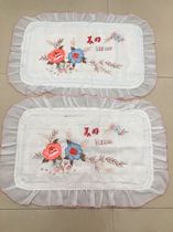  Pillowcases are beautiful and slightly dirty brand new second-hand thrift nostalgic collection of film and television props