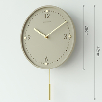 geekcook Nordic wall clock Silent living room wall clock Creative clock Household personality hanging watch Simple modern watch