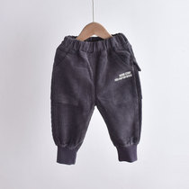 Childrens pants boys corduroy trousers baby 0-1 year old 32 Spring and Autumn wear baby casual pants