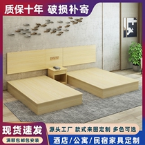 Hotel Furniture Mark with a full set of custom guesthouses beds Hotel beds Twin Beds Room Bed Apartment Folk Furniture