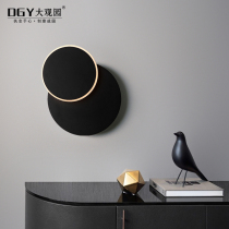 Post-Neo Modern Personality Creative Room Background Wall Restaurant bedside headlight designer rotates moon wall lights