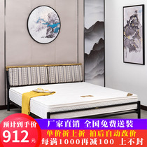 Natural latex mattress 1 8m 1 5 m mattress soft and hard dual - use spring mattress for Mength