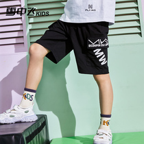 Snow medium flying boy clothes boy shorts 2021 new summer clothes slim fit pure cotton CUHK childrens summer children workwear pants tide