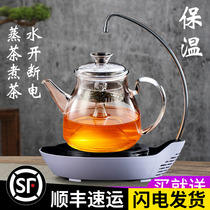 Fully automatic water steaming teapot home suit glass burning water pot tea special electric pottery stove cooking tea stove cooking tea stove