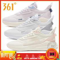 361 Degrees Women Shoes Casual Shoes 2021 Spring Summer New Net Face Breathable Sports Shoes 361 Light Casual Running Shoes Women