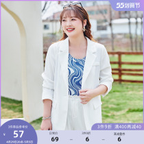 MSShe big code womens dress 2022 new summer fit micro-fat mm foreign air zebra striped lox short knit vest