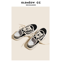 Old Meows Shop 2022 New Sails Shoes Women Ins Tide Summer Thick Underfloor Shoes Flat Bottom Small White Dissolved Shoes