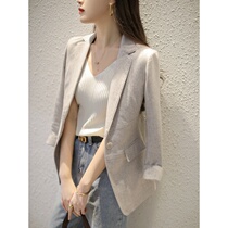 ROUJE POWER wool woolen blazer blazer women 2021 autumn and winter New slim casual slim slim button