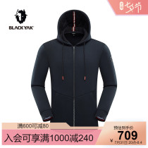 BLACKYAK Bleiker for male clothing casual sports knitted blouse with hat gym gym jacket SEM009