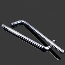 Chrome vanadium steel auto repair socket wrench Dafei truck afterburner rod 1 2 L-type extended curved rod wrench sleeve afterburner