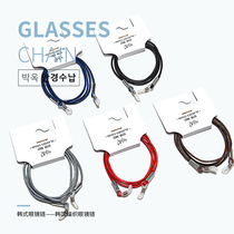 Glasses rope Korean fashion wax rope glasses chain childrens halter neck eyes non-slip anti-drop chain Retro glasses rope