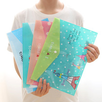 Office stationery 325 Tower A4 File bag Cartoon Kit Bill Clip customized a4 student stationery