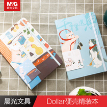 Morning light hard case hardcover student diary Handbook A5 Notebook homework book 100 pages