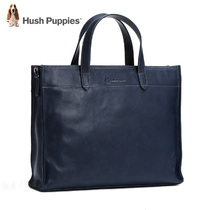 Dumpers briefcase mens Hand bag leather Youth hand carry the first layer of cowhide Korean version of large capacity Business Leisure