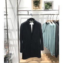 2020 Casilodi counter cotton wool mens business casual stand-up collar mid-length autumn and winter woolen coat X