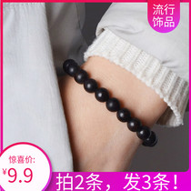 9 9 yuan full-time trinkets ebony hand string old material African black wood wooden hand ornaments fine bracelet female models