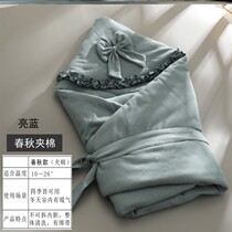 Newborn baby hug quilt Newborn quilt Summer thin cotton baby four seasons supplies Spring and autumn wrapped cloth towel swaddling