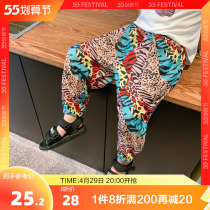 Boy BAO WEN Anti-mosquito pants Summer Pants Summer Children Handsome Mens Baby Boy 90% Pants Damp Child Clothing