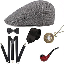 1920S Mens Great Gatsby Accessories Set Gangster Costume