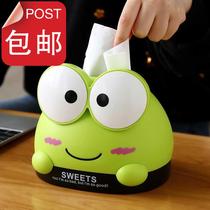 Household living room tissue box Roll paper napkin storage box Creative desktop◆Custom◆Pumping paper box Cartoon coffee table