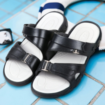 Huili 2021 new sandals mens fashion Korean fashion casual summer soft bottom student beach shoes cool slippers