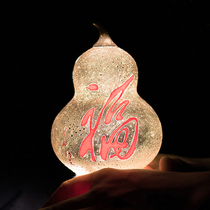 999 True Golden Flux Golden Porcelain Founder Xiao Jianhui Pure Hand Ploy Gourd Pendulum Pieces Decoration Advanced Modern Shimmering