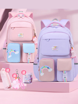Girls school bags three to six grades 3-6 One to third year Primary school children 2021 New female small double shoulder bag men