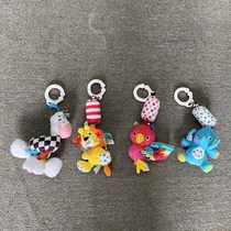 Export single baby bed Bell toy bed head pendant fabric rattle baby appease puzzle cart wind Bell newborn newborn