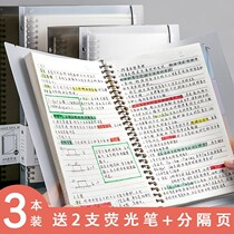 Flyer b5 notebook simple detachable buckle loose-leaf notebook a4 Cornell horizontal line