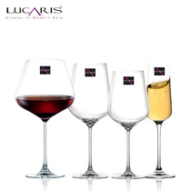 Thailand imported lucaris bordeaux crystal glass wine glass goblet wine glass set home