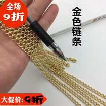 Gold chain billboard house number sign plate hanging chain Hanging chain pendant decorative chain chain