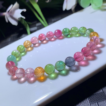 7 5 mm 17 1 gr 1 gr confectionery rainbow single ring hand strings canon basil bracelet women wonfu crystal 86351