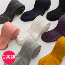 Childrens socks spring and autumn thin girls pantyhose baby wear girl leggings