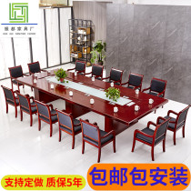 Conference table many people very simple paint simple modern conference table training long business table and chair