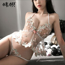 Sex lingerie suit short skirt fart little short skirt seduction underwear transparent perspective hot teasing sexy