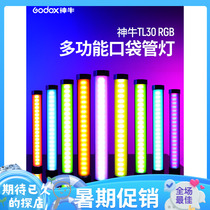 God Bull TL30 Tonic Light Lamp LED COLORED RGB HAND-IN-LIGHT ROD PORTABLE PHOTOGRAPHIC LIGHT STRIP LAMP OUTSHOOT