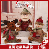 Christmas gift bag Christmas candy bag Christmas bag Christmas apple bag Christmas handbag Christmas decorations