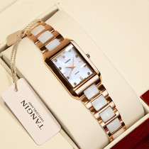 Swiss tangin Tianjun brand womens small exquisite watch womens square summer quartz watch top ten