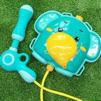 Water gun childrens toys spray water high pressure backpack pull-out water gun Net red electric boys and girls play water artifact
