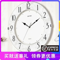 Li Sheng watch living room Modern simple Nordic American personality creative fashion creative household light luxury wall clock