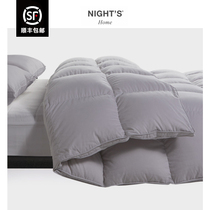 N night home duvet 95 percent down filler pillow simple light luxury pillow single bedding